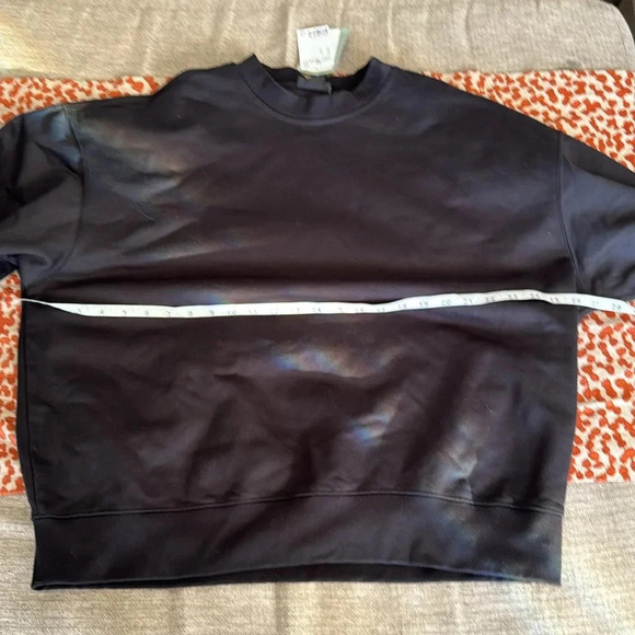H& M oversized 100 % cotton black sweatshirt size large new with tags unisex - Picture 12 of 16